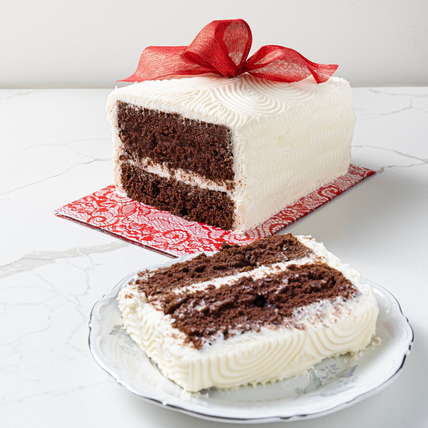 Pastel de Chocolate con Queso Crema